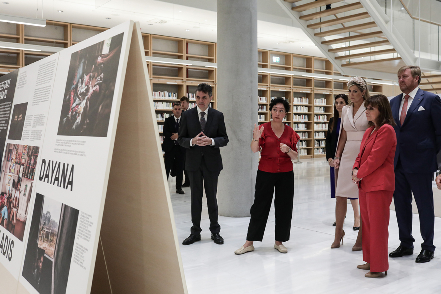 Βασιλικό ζεύγος Ολλανδίας: Έδωσε το παρών σε συζήτηση για την καταπολέμηση της οικογενειακής βίας στο ΚΠΣΙΝ