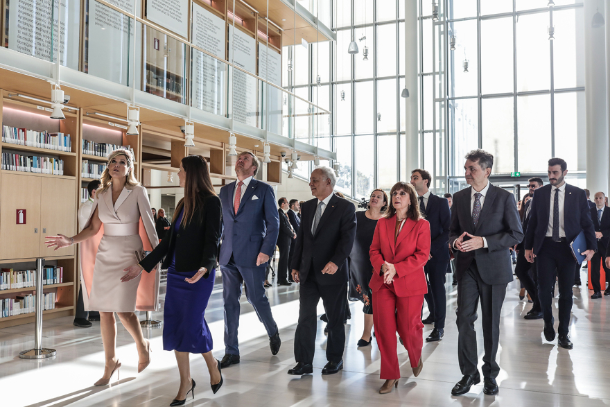 Βασιλικό ζεύγος Ολλανδίας: Έδωσε το παρών σε συζήτηση για την καταπολέμηση της οικογενειακής βίας στο ΚΠΣΙΝ