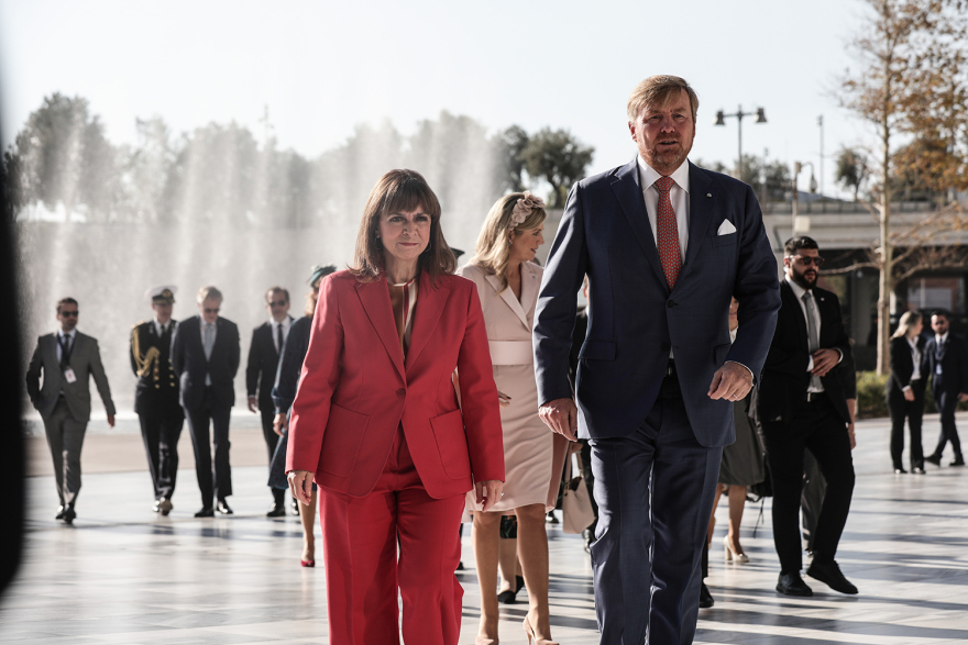 Βασιλικό ζεύγος Ολλανδίας: Έδωσε το παρών σε συζήτηση για την καταπολέμηση της οικογενειακής βίας στο ΚΠΣΙΝ