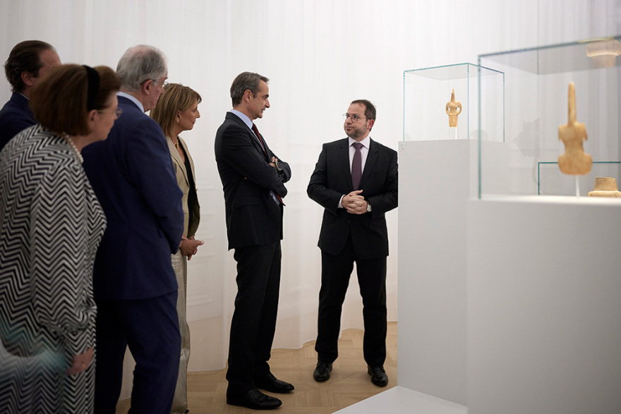 Στο Μουσείο Κυκλαδικής Τέχνης ο Μητσοτάκης για τη συλλογή Stern: Δέσμευση η διεκδίκηση της κληρονομιάς μας