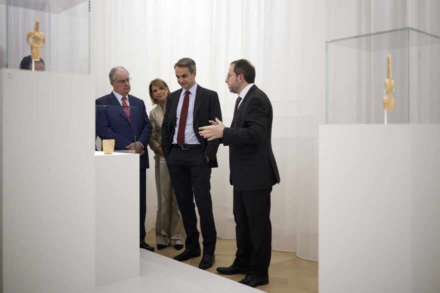 Στο Μουσείο Κυκλαδικής Τέχνης ο Μητσοτάκης για τη συλλογή Stern: Δέσμευση η διεκδίκηση της κληρονομιάς μας