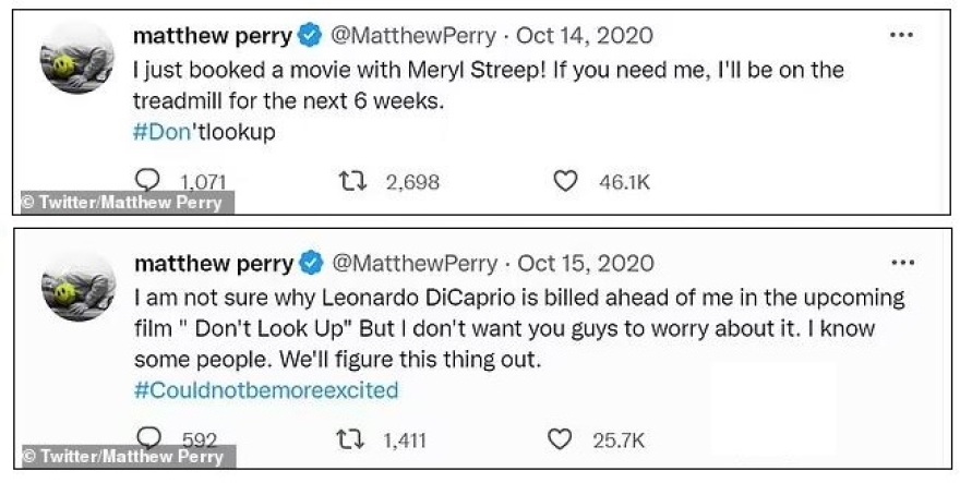 Μάθιου Πέρι: Η καρδιά μου είχε σταματήσει για πέντε λεπτά, έσπασαν 8 πλευρά για να με επαναφέρουν