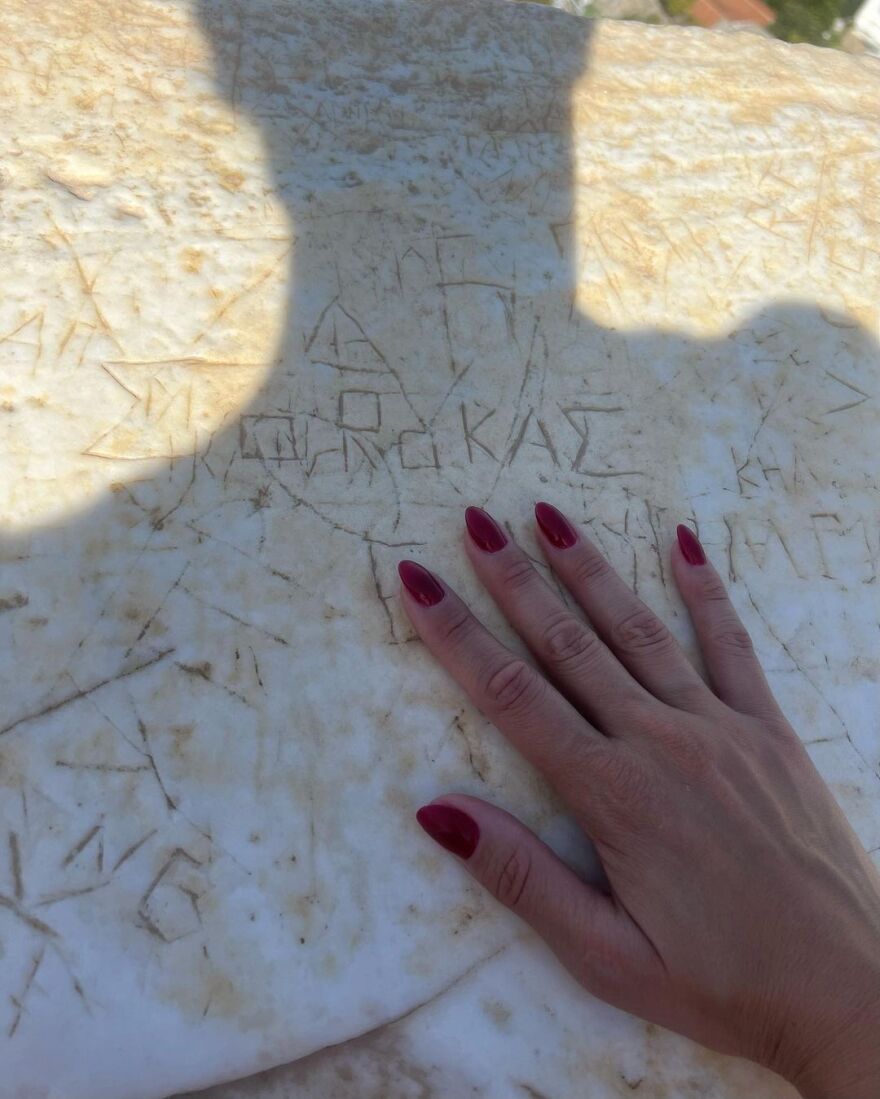 Μαρσέλο: Η σύζυγός του, Κλαρίς Άλβες, πήγε στην Ακρόπολη - Δείτε φωτογραφίες