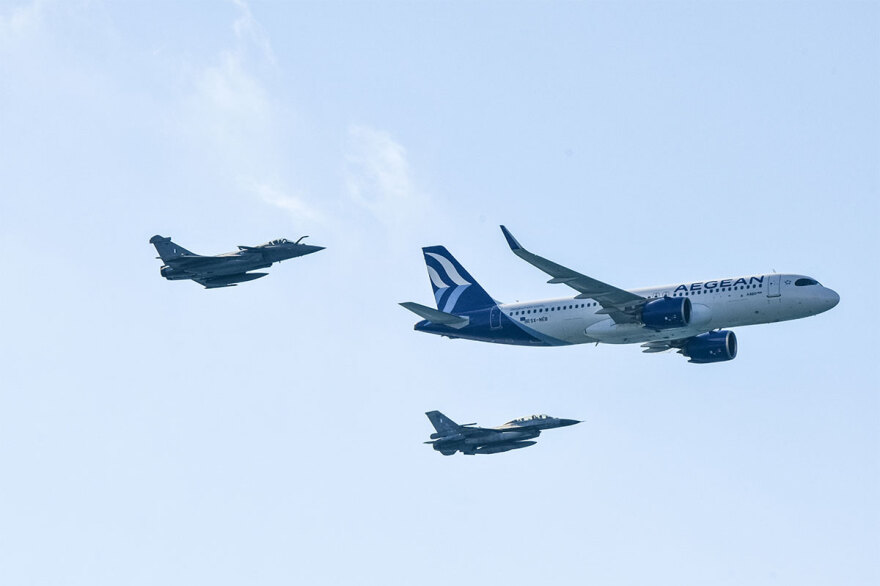 Πολεμική Αεροπορία: «Μολών λαβέ ακόμα και τη νύχτα» το νέο μήνυμα πιλότου της ομάδας Ζευς