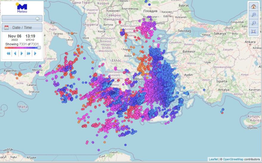 Κακοκαιρία Eva: Μήνυμα από το 112 σε Δωδεκάνησα, Σάμο, Ικαρία