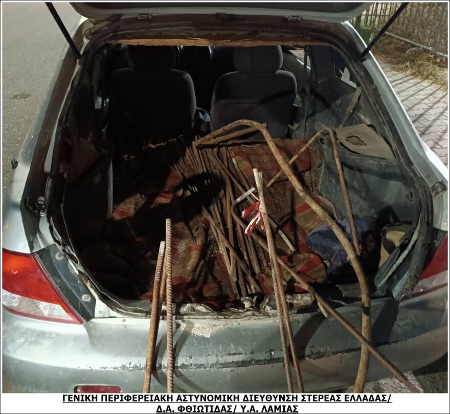 Λαμία: Ξήλωσε καλώδια και σίδερα από εργοτάξιο