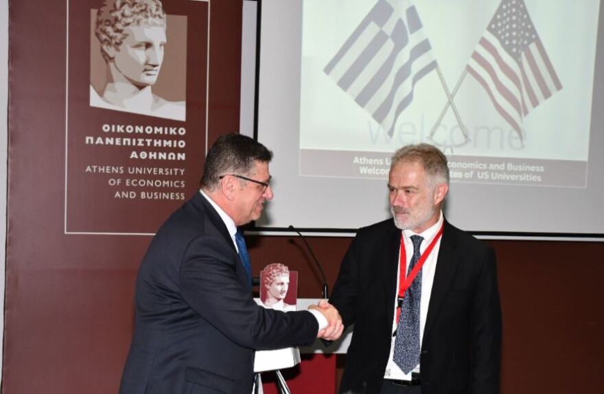 ΟΠΑ: Αντιπροσωπεία 16 κορυφαίων Πανεπιστημίων των ΗΠΑ επισκέφθηκε το Οικονομικό Πανεπιστήμιο Αθηνών