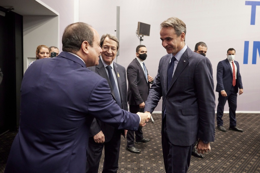 Μητσοτάκης: Τα είπε με τον Κέρι στην Αίγυπτο - Τι είπε για τη νέα ενεργειακή διασύνδεση Αθήνας-Καΐρου