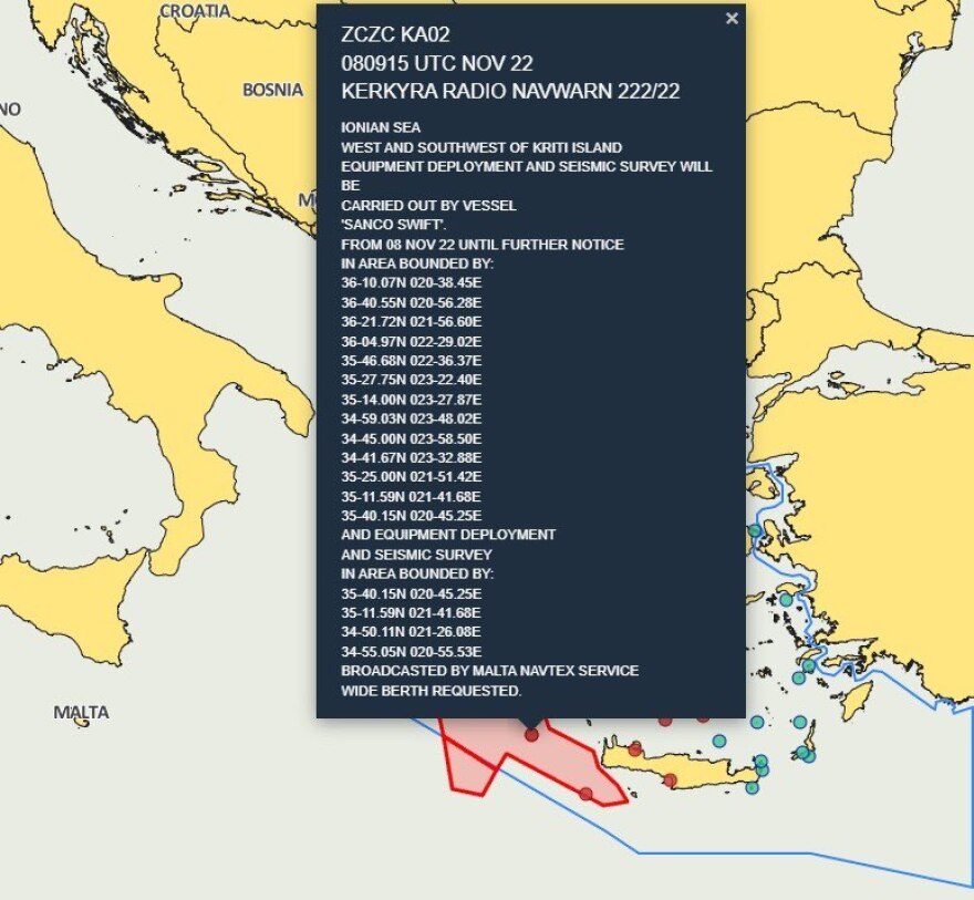Σεισμικές έρευνες σε Κρήτη και Πελοπόννησο: Πού θα «ψάξουν» για φυσικό αέριο - Δείτε χάρτες