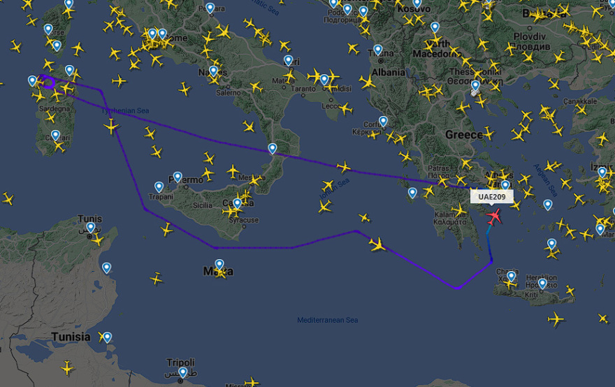 Δεν βρέθηκε κάτι ύποπτο στο αεροσκάφος της Emirates που επέστρεψε Αθήνα - Λεπτό προς λεπτό όλο το θρίλερ