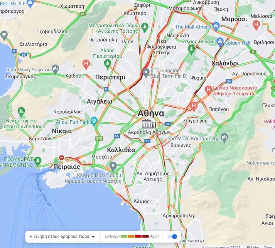 Κίνηση στους δρόμους: Μπελάδες για τους οδηγούς στον Κηφισό