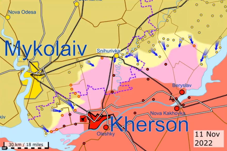 Χερσώνα: Γιατί η οπισθοχώρηση του Πούτιν δεν αποτελεί το τέλος του πολέμου