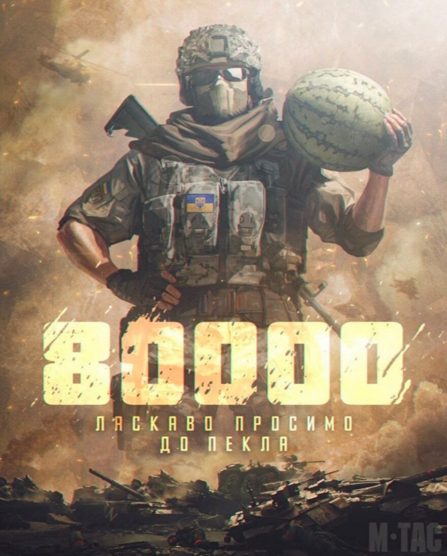 Πόλεμος στην Ουκρανία: Το καρπούζι της Χερσώνας γίνεται... σύμβολο ελπίδας