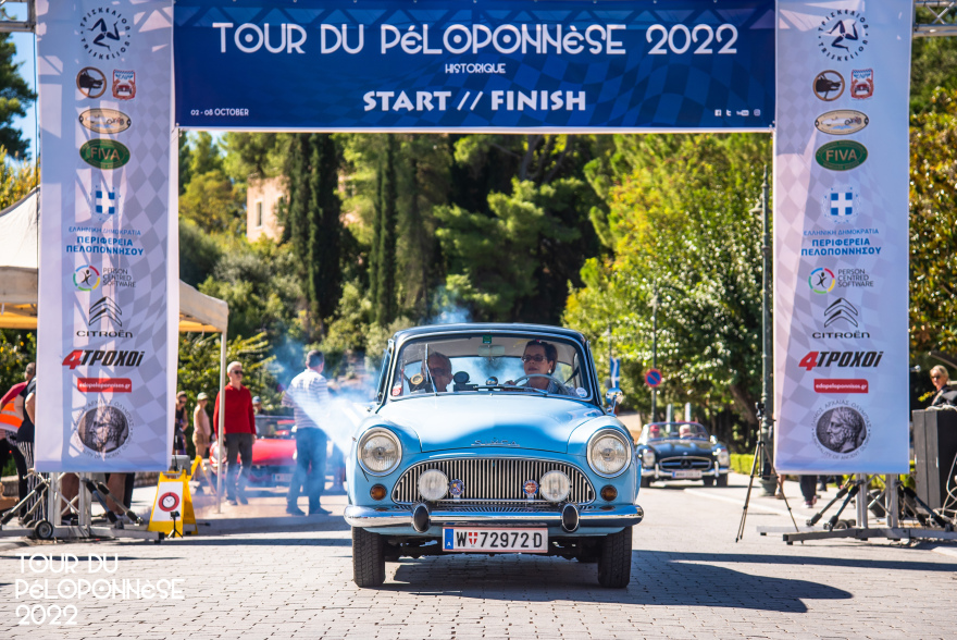 Tour du Péloponnèse: Η τεράστια επιτυχία του φετινού αγώνα κλασικών αυτοκινήτων