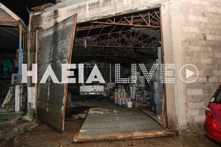 Πύργος: Ανεμοστρόβιλος σάρωσε την περιοχή των ΚΤΕΛ - Ξήλωσε στέγες