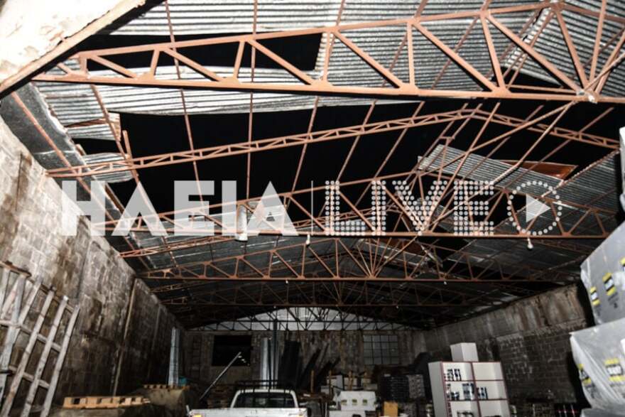 Πύργος: Ανεμοστρόβιλος σάρωσε την περιοχή των ΚΤΕΛ - Ξήλωσε στέγες