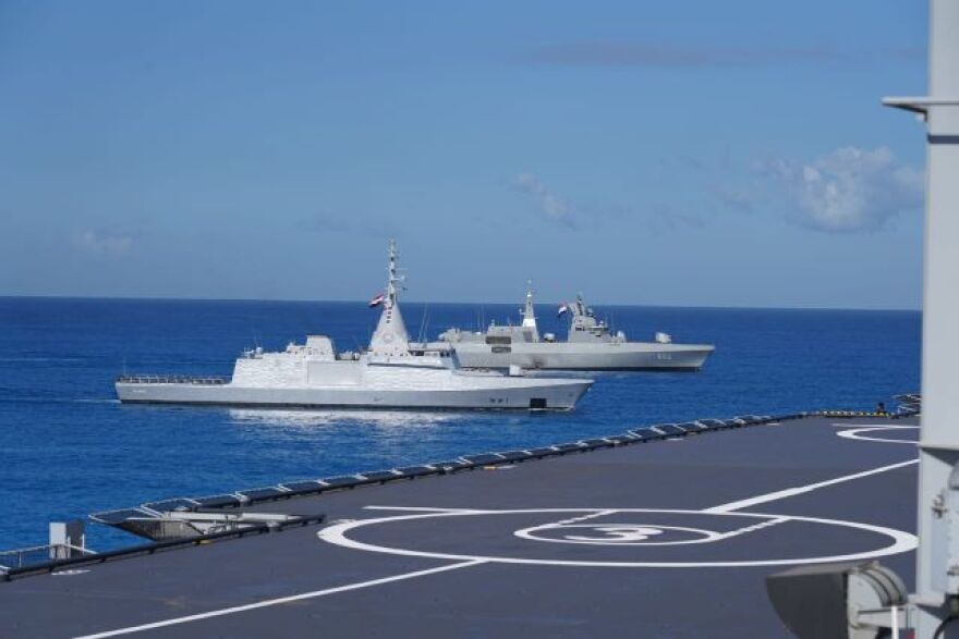 «Μέδουσα 12»: Εντυπωσιακές εικόνες από τη διακλαδική άσκηση Αιγύπτου, Ελλάδας, ΗΠΑ, Σαουδικής Αραβίας και Κύπρου