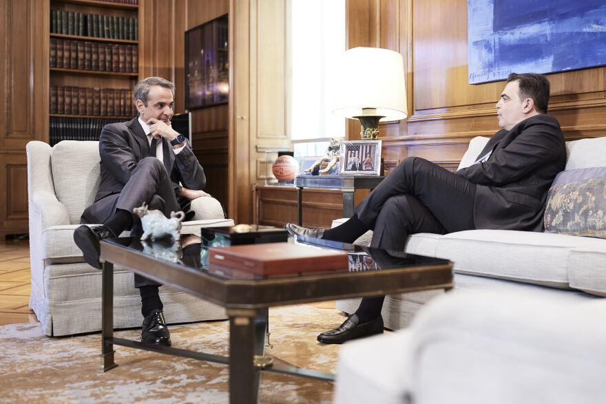 Συνάντηση Μητσοτάκη - Σχοινά: «Είμαστε στο Champions League του Ταμείου Ανάκαμψης»