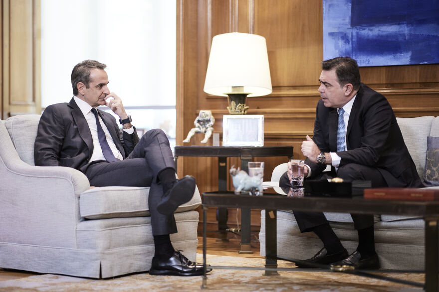 Συνάντηση Μητσοτάκη - Σχοινά: «Είμαστε στο Champions League του Ταμείου Ανάκαμψης»