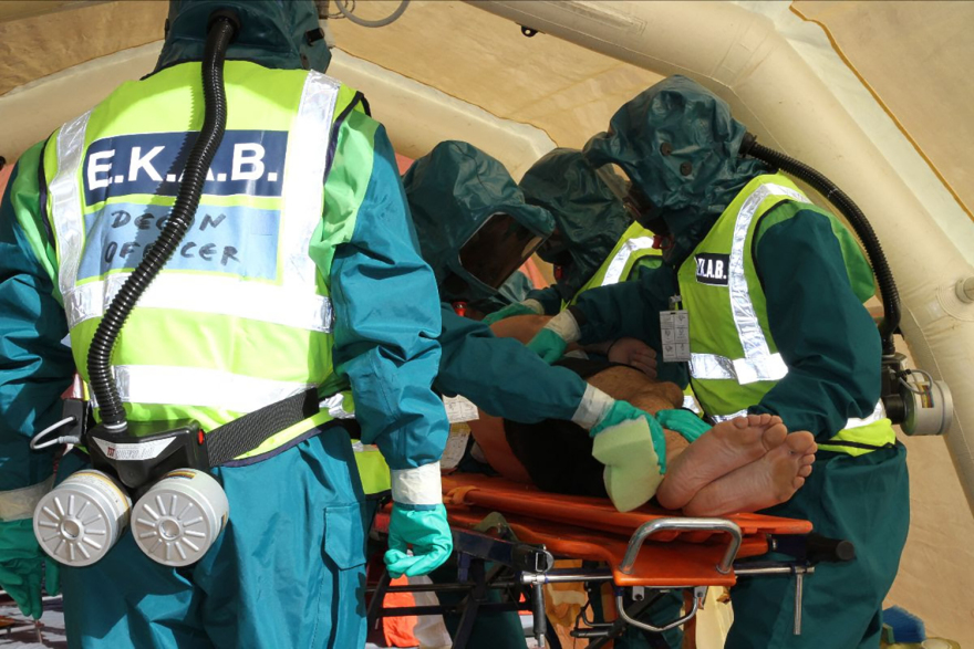 Ασκηση για απειλή «βρώμικης βόμβας» με ομηρία στο αεροδρόμιο Θεσσαλονίκης