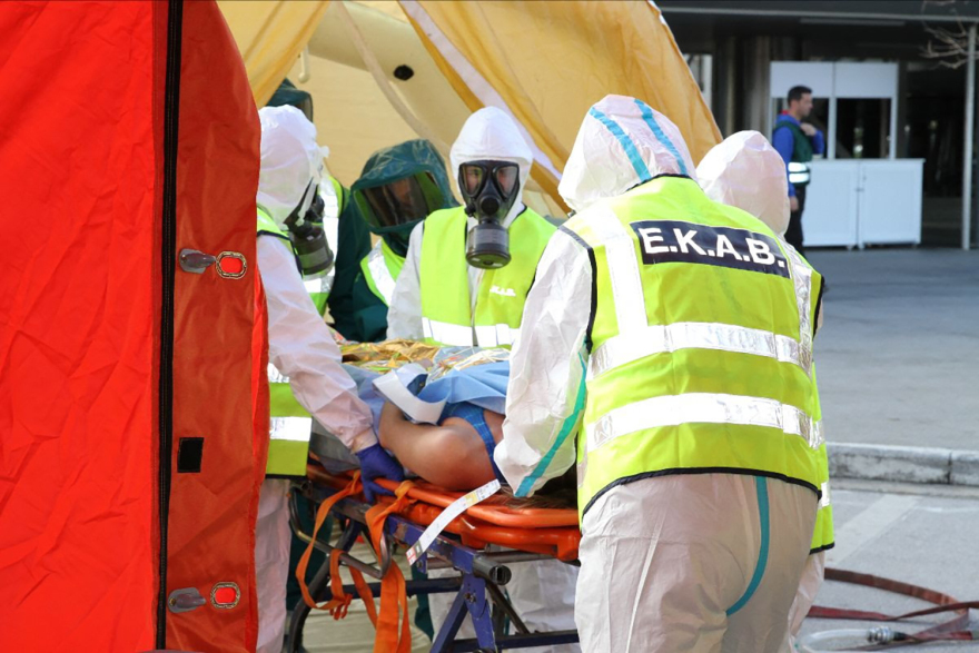 Ασκηση για απειλή «βρώμικης βόμβας» με ομηρία στο αεροδρόμιο Θεσσαλονίκης