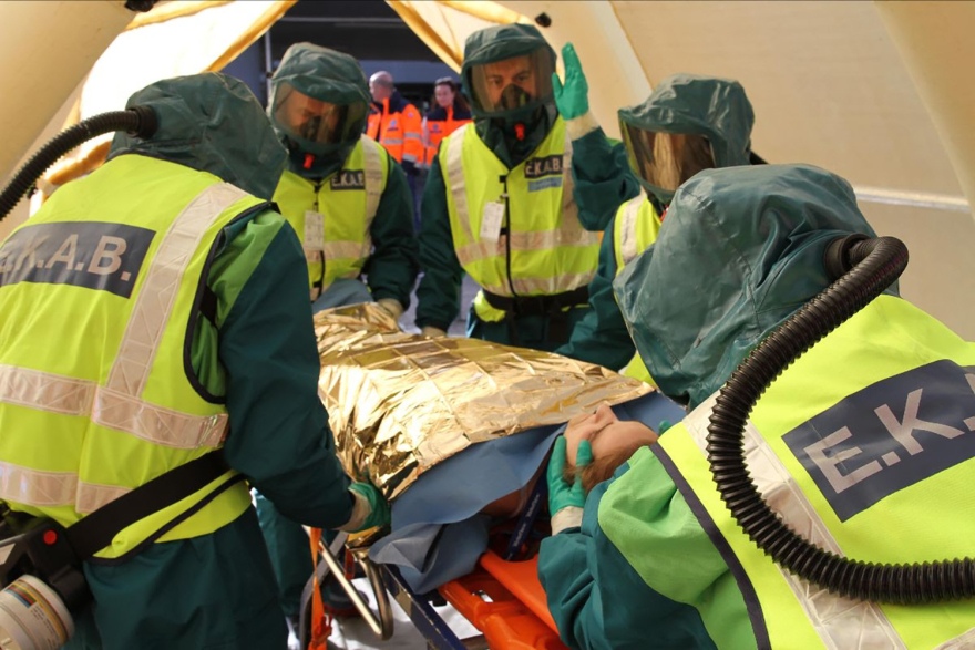 Ασκηση για απειλή «βρώμικης βόμβας» με ομηρία στο αεροδρόμιο Θεσσαλονίκης