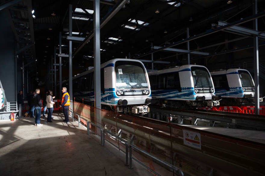 Μετρό Θεσσαλονίκης: Ενθουσιασμός και μεγάλες ουρές - Φωτογραφίες 