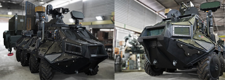 Λαρισαίος επιχειρηματίας κατασκεύασε ρομποτικό όχημα με σύστημα λέιζερ για την κατάρριψη drones