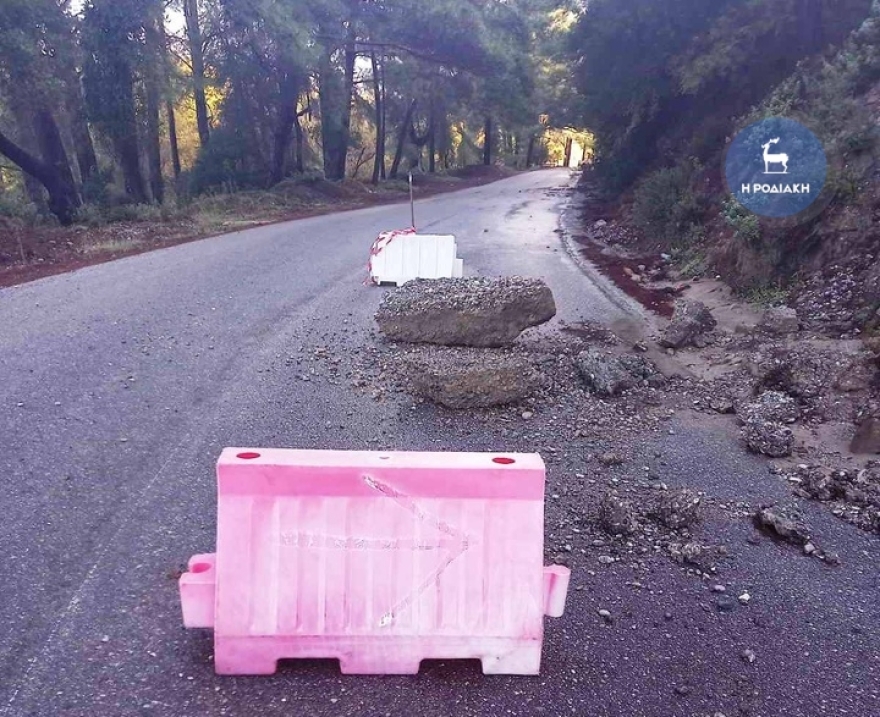 Ρόδος: Ζημιές σε χωριά και αγροτικούς δρόμους, από την ισχυρή βροχόπτωση που έπληξε το νησί