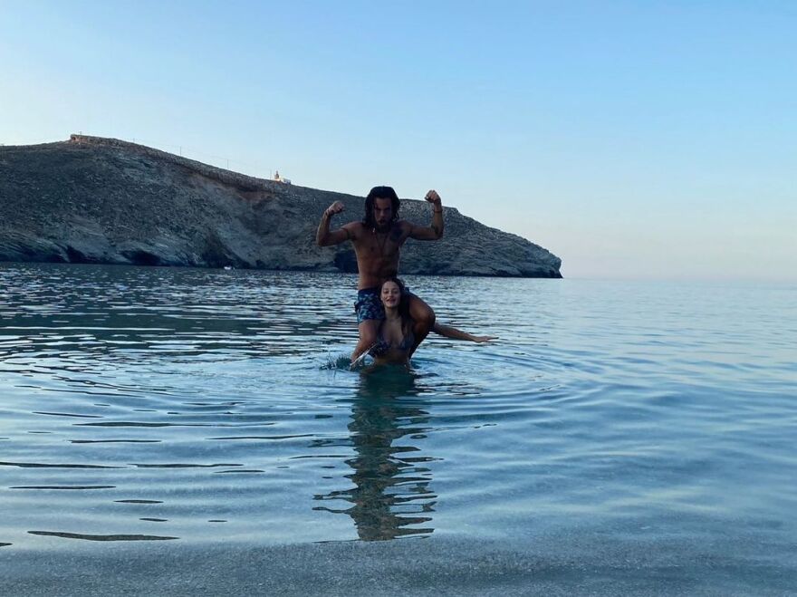 Γαία Μερκούρη: Το «σ’ αγαπώ» στον Άγγελο Λάτσιο για τα γενέθλιά του