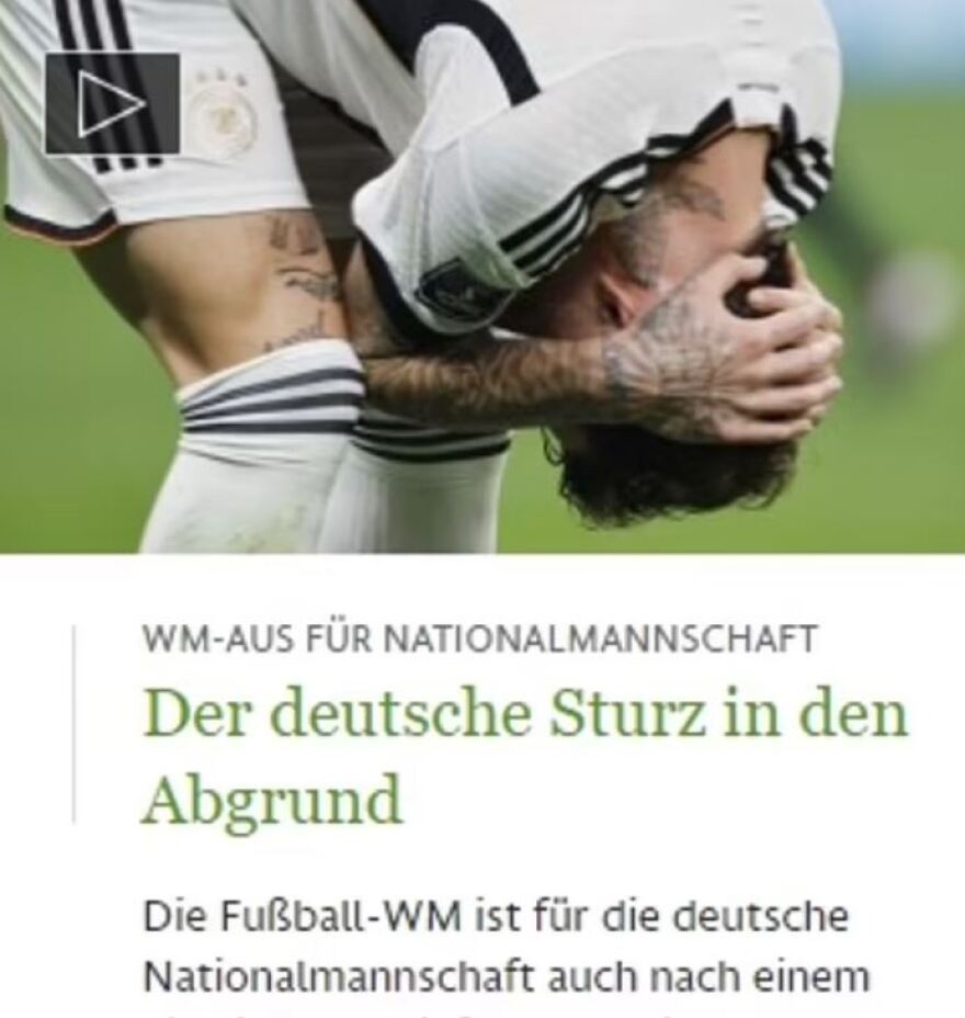 Μουντιάλ 2022: «Τι ντροπή» - Τα γερμανικά ΜΜΕ περνάνε «γενεές14» τα Πάντσερ μετά τον αποκλεισμό