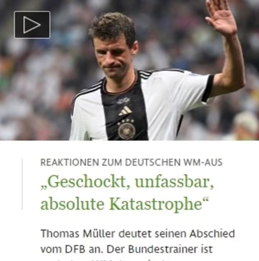 Μουντιάλ 2022: «Τι ντροπή» - Τα γερμανικά ΜΜΕ περνάνε «γενεές14» τα Πάντσερ μετά τον αποκλεισμό