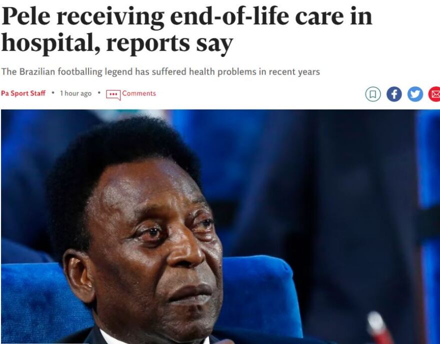 Πελέ: Μυστήριο με την υγεία του μετά τα δημοσιεύματα για επιδείνωση
