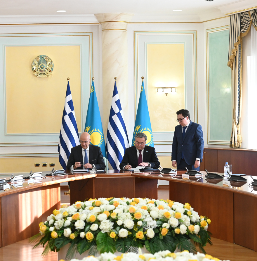 Δένδιας από Αστάνα: Σημαντικές οι σχέσεις μας με το Καζακστάν εν μέσω ενεργειακής και γεωπολιτικής κρίσης