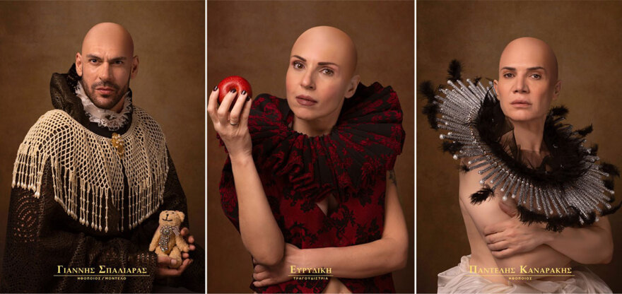 100 καλλιτέχνες φωτογραφίζονται χωρίς μαλλιά - «Ελπίζω να γίνεις και εσύ δότης μυελού των οστών»