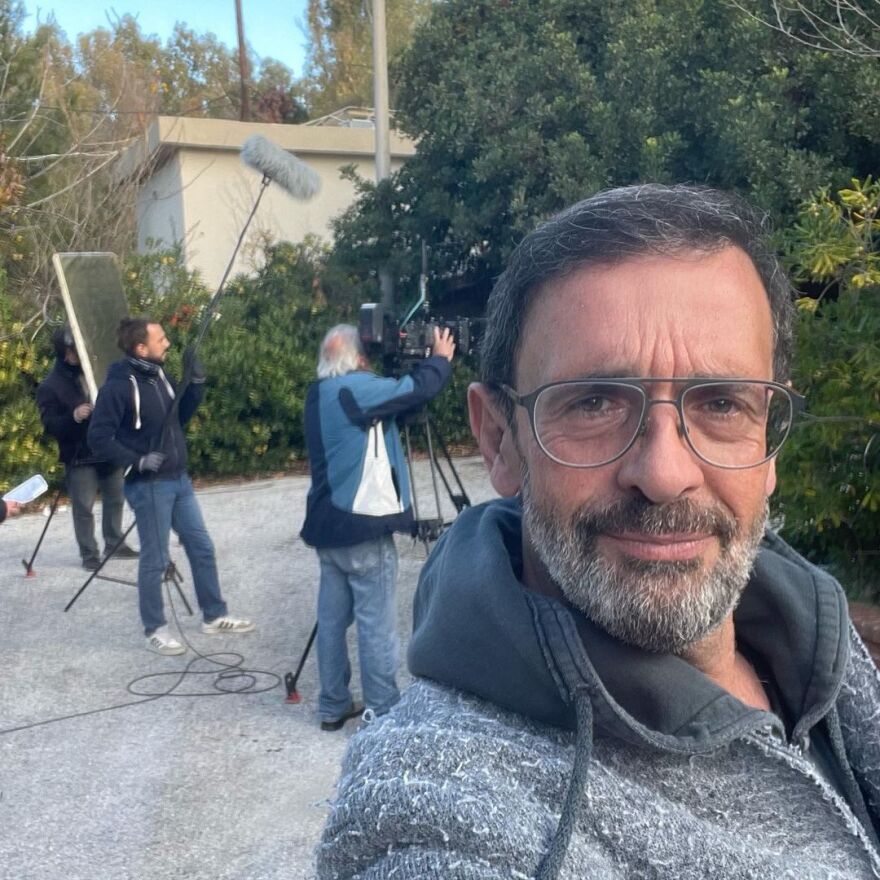 Λεωνίδας Κακούρης: Τα στιγμιότυπα από τα γυρίσματα του «Μαύρου Ρόδου»