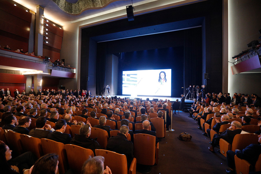 Μήνυμα «γαλάζιας» ενότητας στην πρεμιέρα του «Ιδρύματος Αντώνη Σαμαρά»