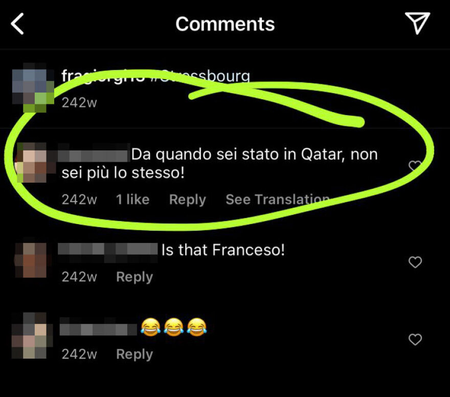 Εύα Καϊλή: «Από τότε που πήγες στο Κατάρ, δεν είσαι ο ίδιος» έγραφαν στο Instagram του σύντροφου της