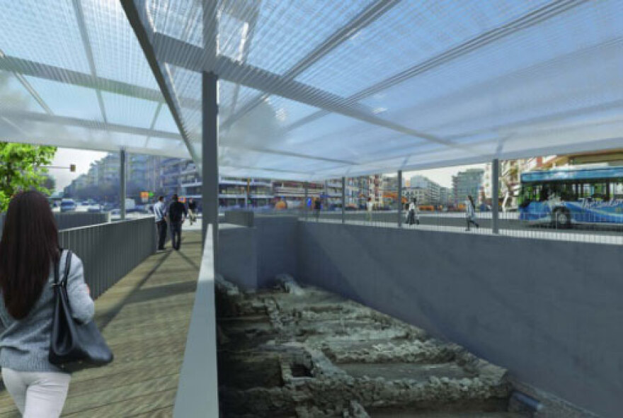 Μετρό Θεσσαλονίκης - Φωτογραφίες: Στην τελική ευθεία η ανάδειξη των αρχαιοτήτων στους σταθμούς