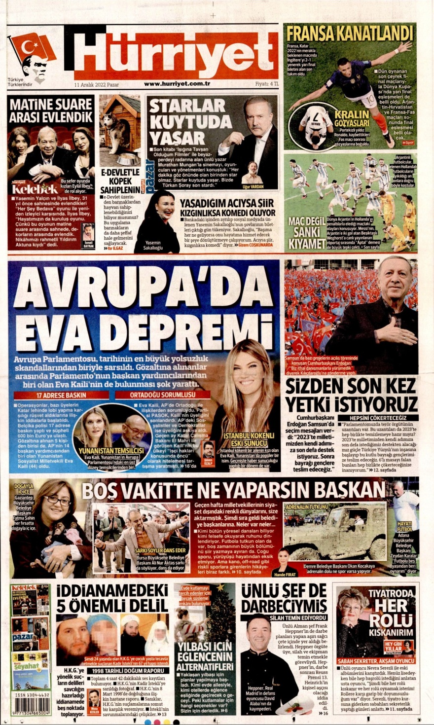 Εύα Καϊλή: Πρώτο θέμα στην Τουρκία η υπόθεση χρηματισμού από το Κατάρ