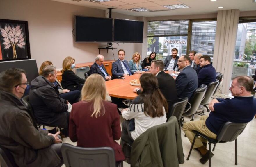 Παύλος Μαρινάκης: Επισκέφθηκε τον Δήμο Φιλοθέης-Ψυχικού