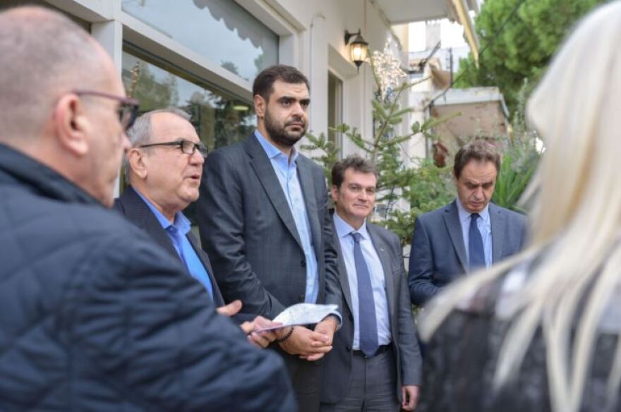 Παύλος Μαρινάκης: Επισκέφθηκε τον Δήμο Φιλοθέης-Ψυχικού