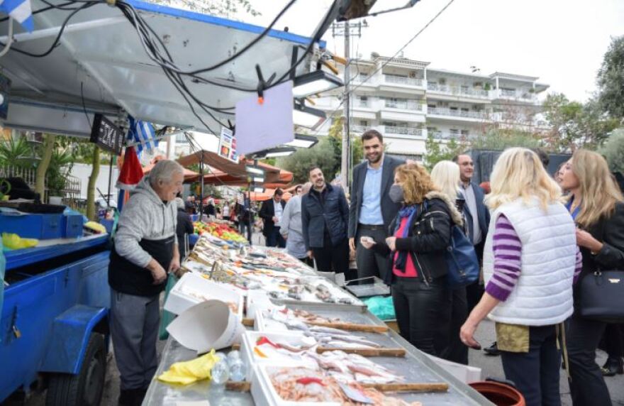 Παύλος Μαρινάκης: Επισκέφθηκε τον Δήμο Φιλοθέης-Ψυχικού