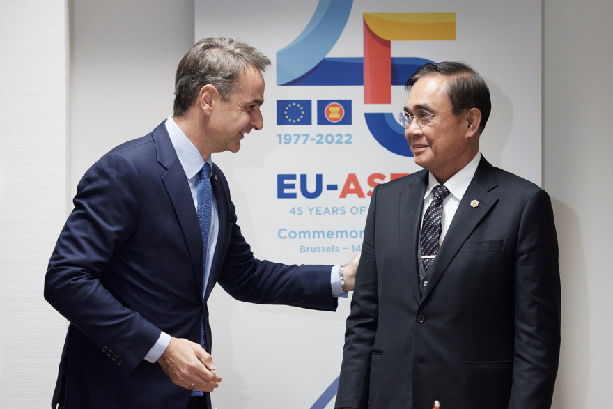 Συνάντηση Μητσοτάκη με Ασιάτες ηγέτες: «O δρόμος για τη διευθέτηση διαφορών είναι το Διεθνές Δίκαιο»