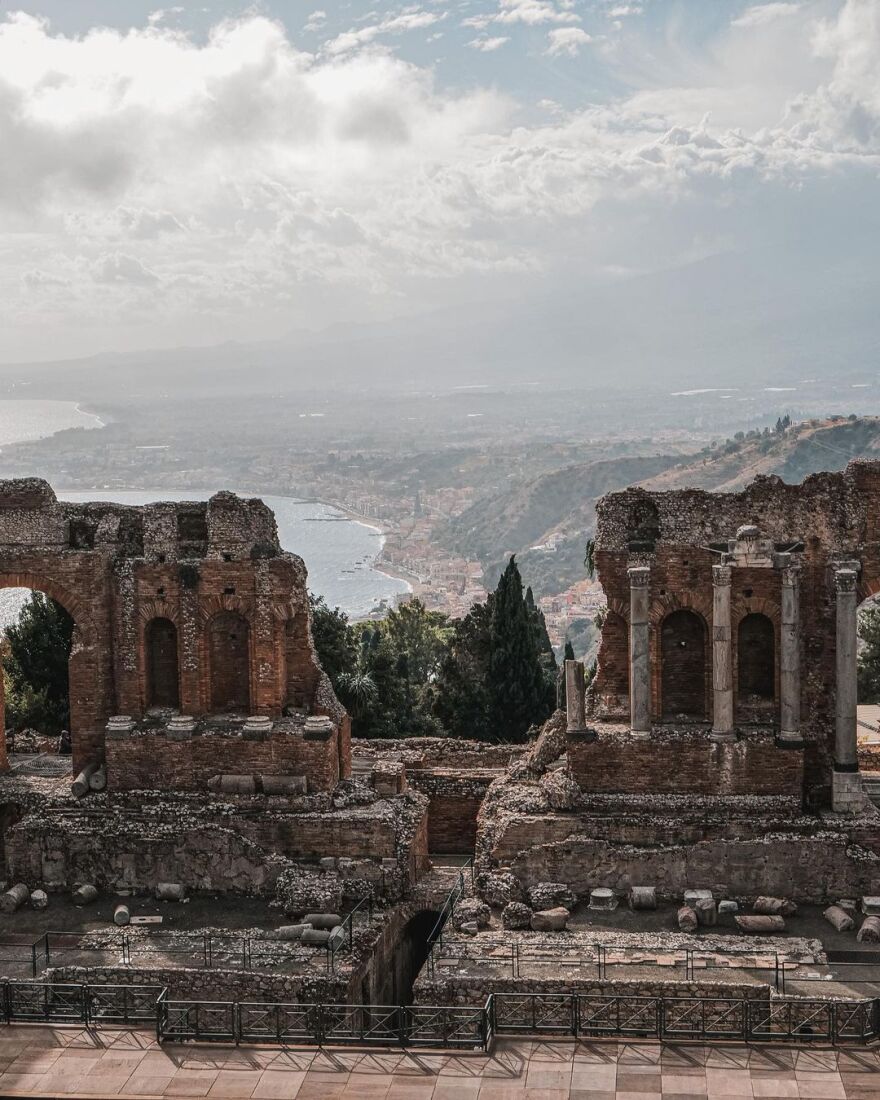 Ελένη Βαΐτσου: Φωτογραφίες από το ταξίδι της στη Σικελία