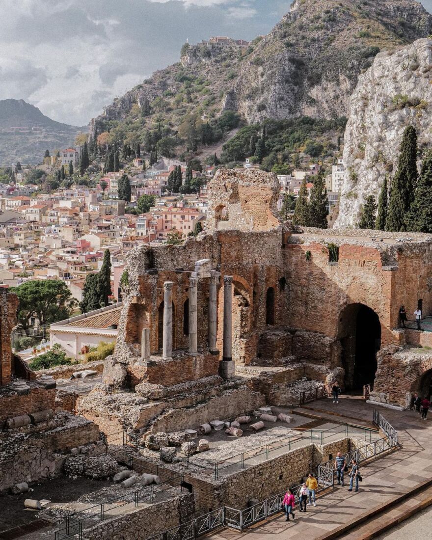 Ελένη Βαΐτσου: Φωτογραφίες από το ταξίδι της στη Σικελία