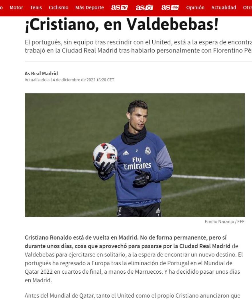 Ο Ρονάλντο επέστρεψε στη Μαδρίτη και προπονήθηκε στις εγκαταστάσεις της Ρεάλ