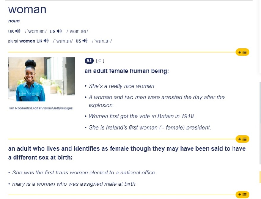 Το λεξικό του Cambridge συμπεριέλαβε τις τρανς στον ορισμό της «γυναίκας»