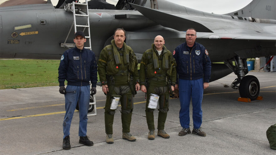 Ο αρχηγός ΓΕΑ πέταξε με Rafale από την 114ΠΜ