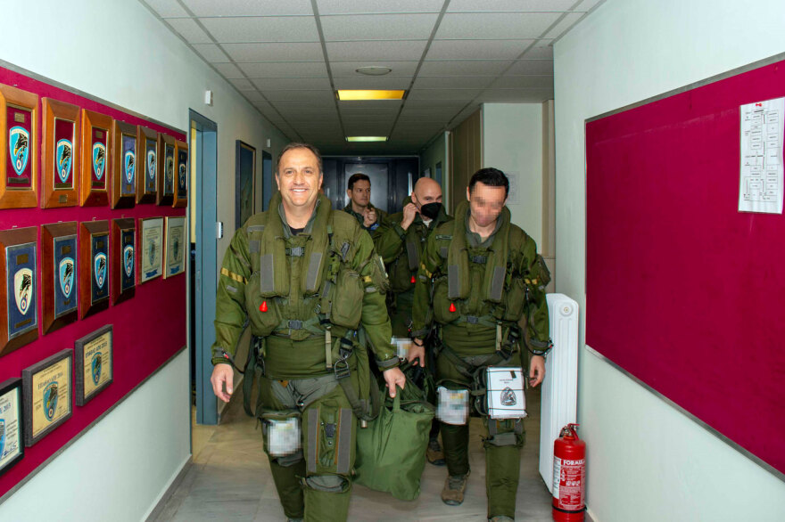 Ο αρχηγός ΓΕΑ πέταξε με Rafale από την 114ΠΜ